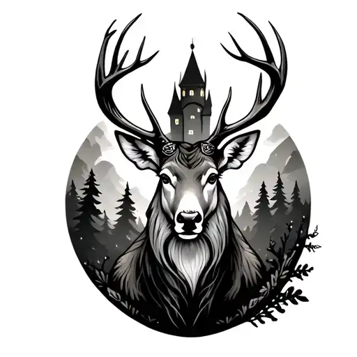 Deer Hunted Castle End