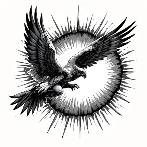 Icarus Flying Towards The Sun