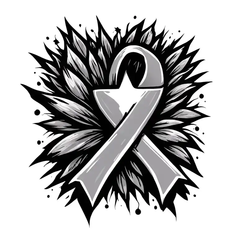 Star Cancer Ribbon