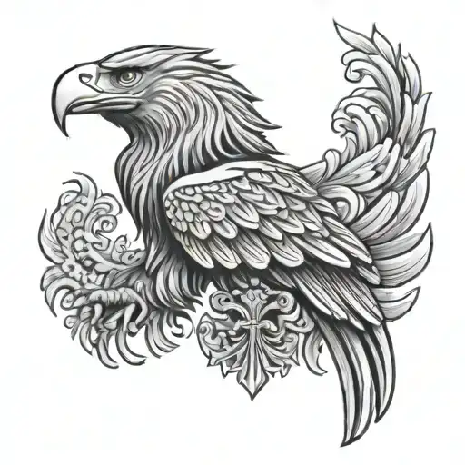 Albania Eagle Lions Head
