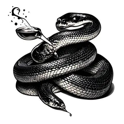 Cleopatra Ingesting Snake Poison