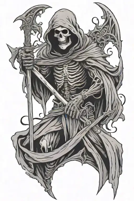 Merciless Grim Reaper Holding