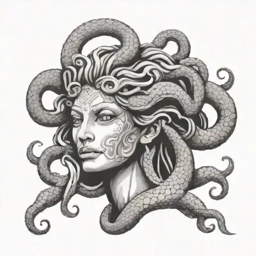 Medusa Head Straight On