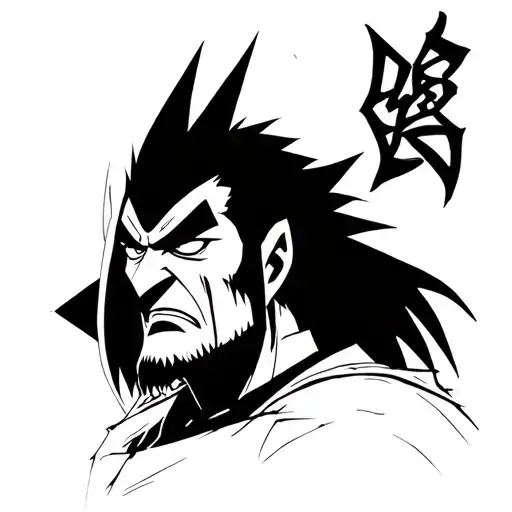 Punk Drawing Style Of Samurai Jack