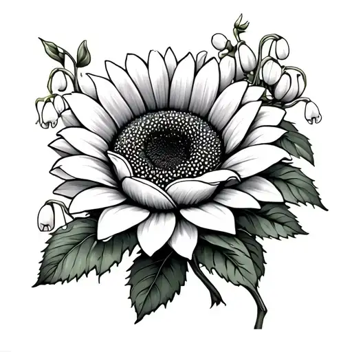 Sunflower Daisy Rose Cherry Blossom Lilly Of The Valley Sweet Pea Catus