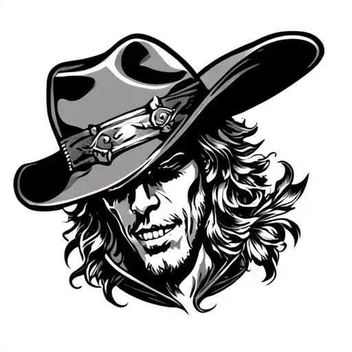 Flash Western Tattoo Design