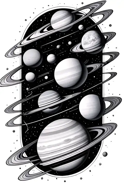 Solar System Lined