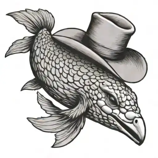 Kakapo Waving Cowboy Hat Riding On A Whale