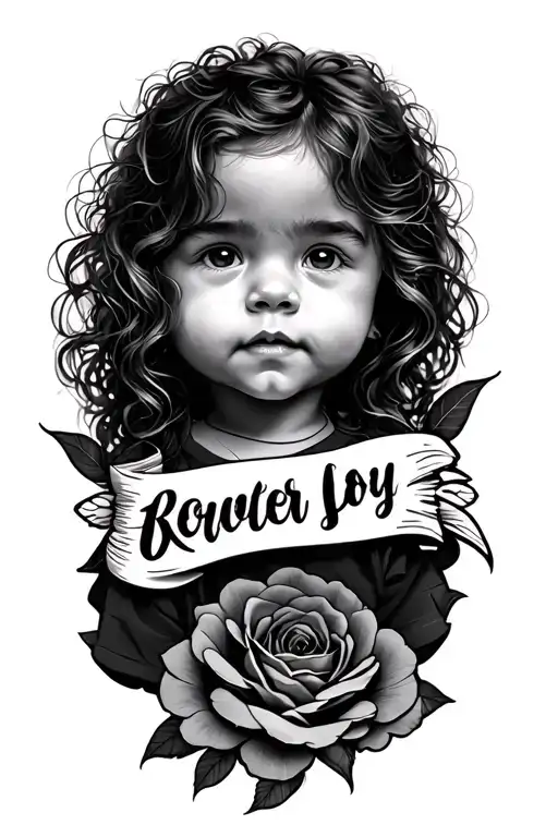 Kids Name Tattoo Forearm