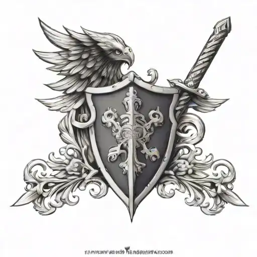 Saint Micheal's Sword And Sheild