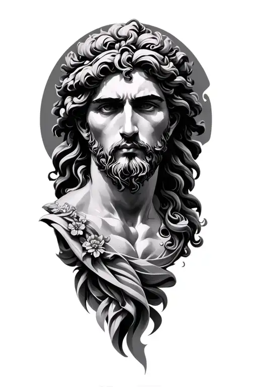 Greek Mythology Inspired Tattoo Featuring