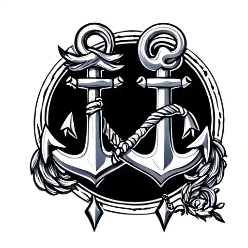 Anchor Couple Holding Hands
