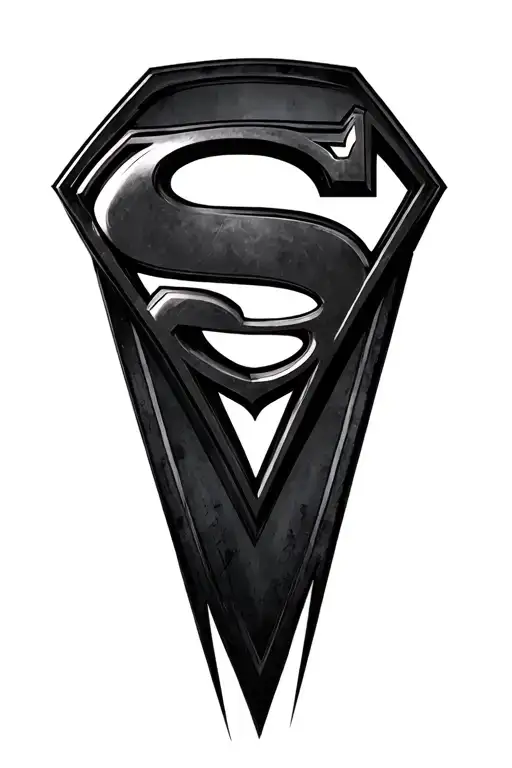 Superman Symbol With Tn Insted Of The S