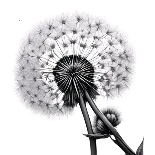 A Chain Made Of Dandelion Stems Or Seeds