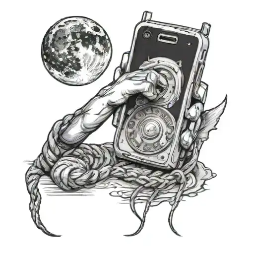 A Moon And A Phone