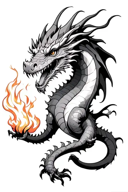 Dragon Breathing Fire