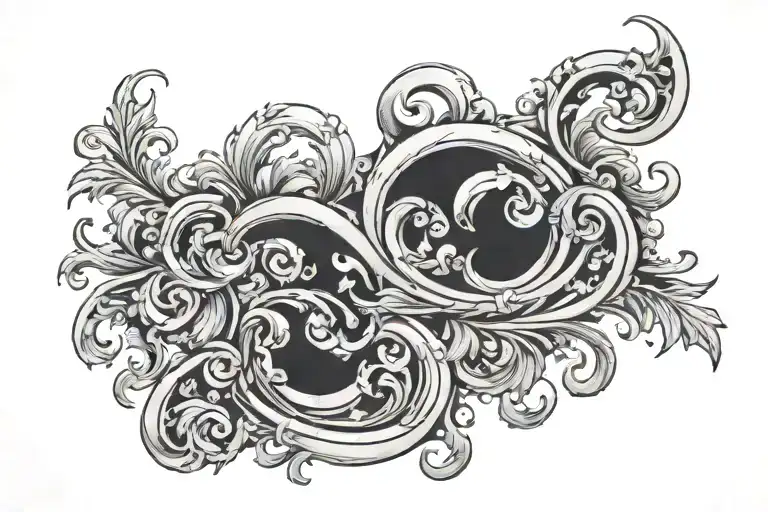 Majestic Scroll Surrounded