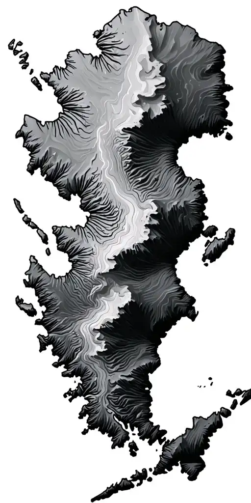 Topographic Map Johnson's Pass Alaska