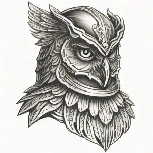 Owl Spartan Helmet