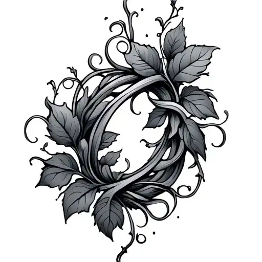 Vine Winding With Hidden Sumbols