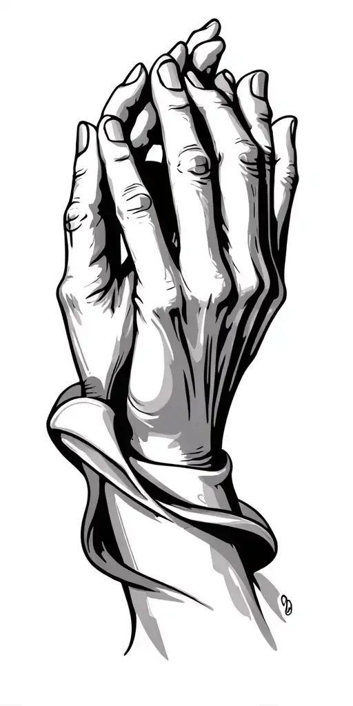 Sinners Prayer Hands