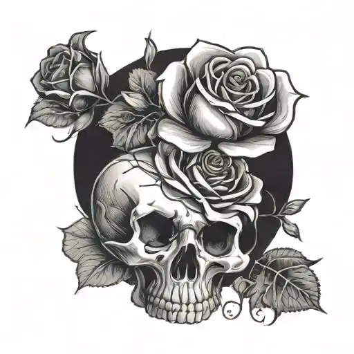 Skull Roses
