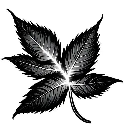 Lightning Bolt Turned Into A Leaf