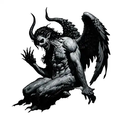 Gost Demon Half Angel In Pain