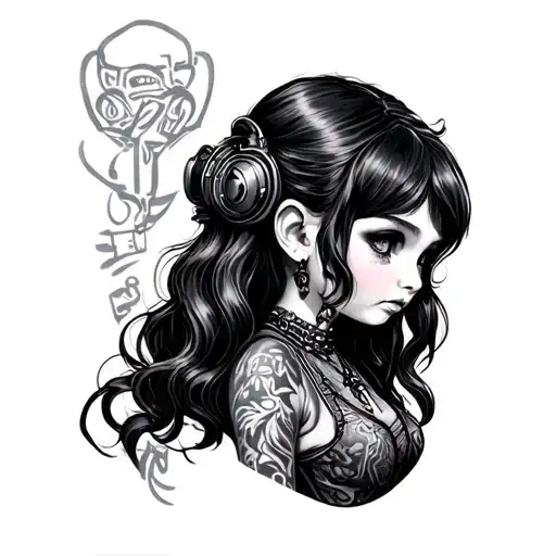 Bioshock Little Sister Tattoo With Big Daddy