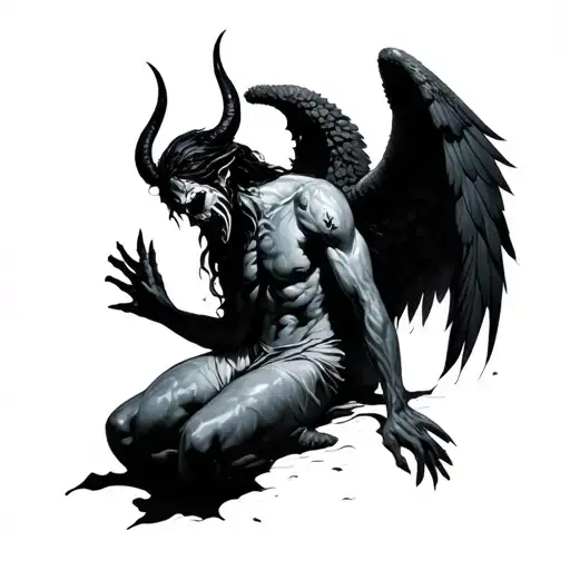 Gost Demon Half Angel In Pain