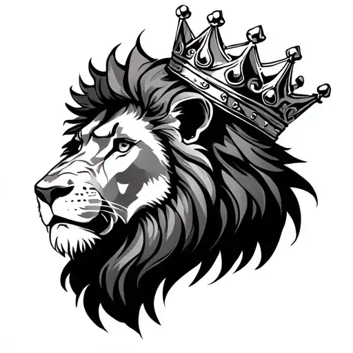 Lion With A Crown