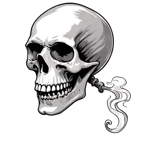 Smoking Skull