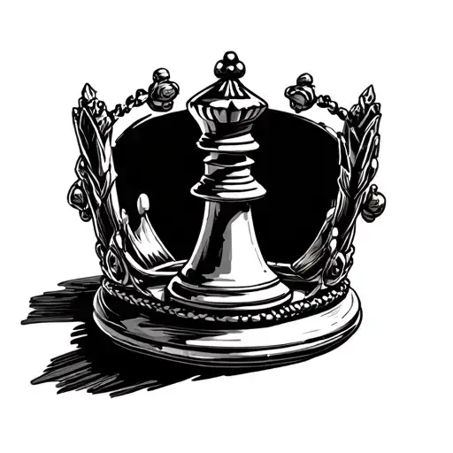Couronne Queen Chess Piece