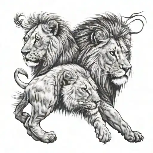 One Lion Killing Another Lion