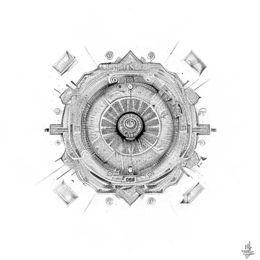 Neotraditional Circle Mandala