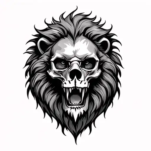 Skull Lion