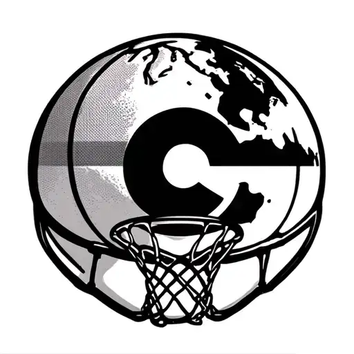 Ace Basketball Hoop With Globe Colorado Flag Colors