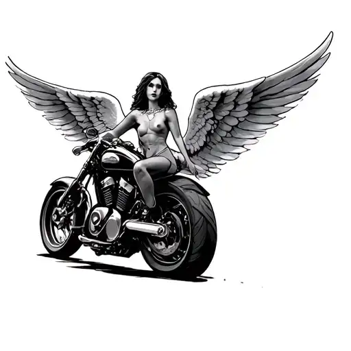 Motorcycle Angel