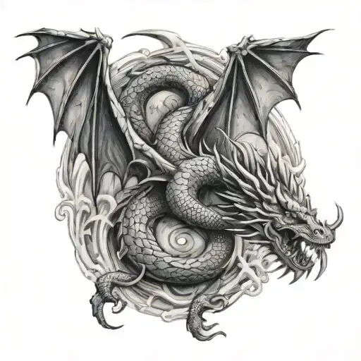 Dragon And Water