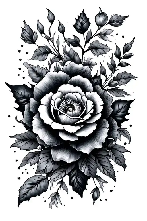 Roes And Other Flaral Design