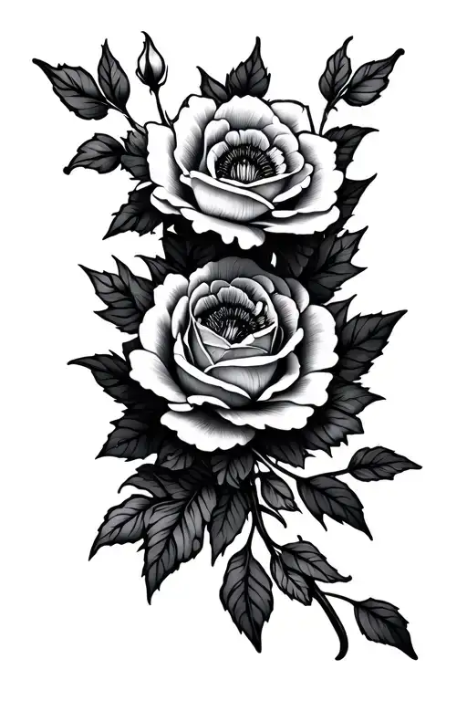 Roes And Other Flaral Design