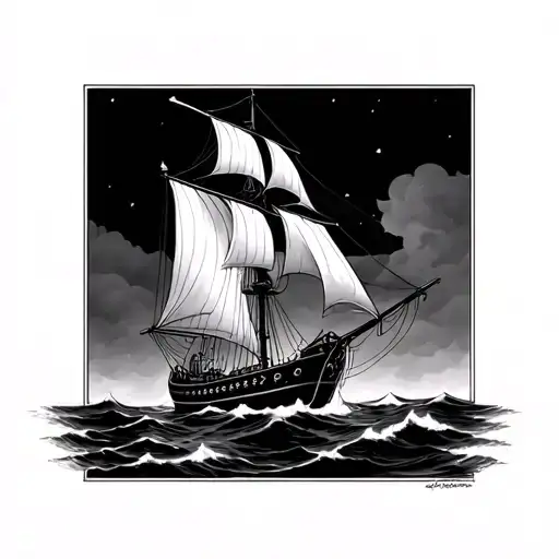 Gothic Sail Boat