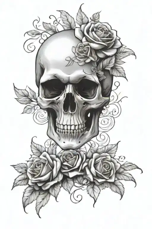 Skull And Roses And God
