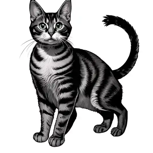 The 1970 Figure With A Cat