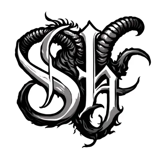 Weight And Capricorn S H Calligraphy