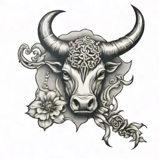 Taurus & Cancer Zodiac Symbol