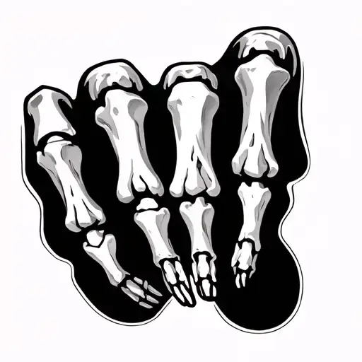 Skeleton Fingers Hand
