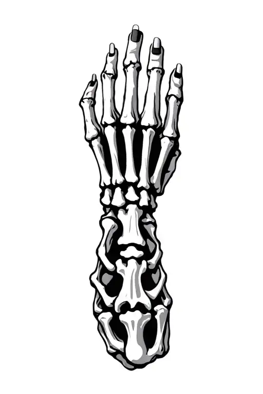 Skeleton Fingers Hand