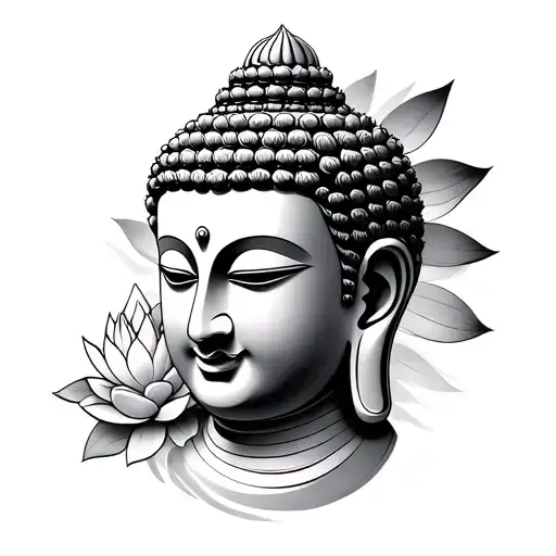 Buddah Head Lotus