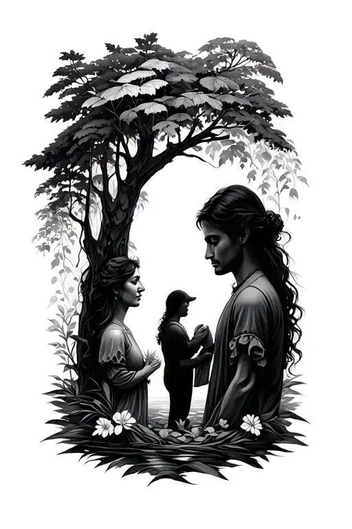 A Tattoo That Represents My Parents Involving Nature